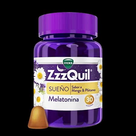 ZzzQuil Natura Mango y Plátano 30 gummies