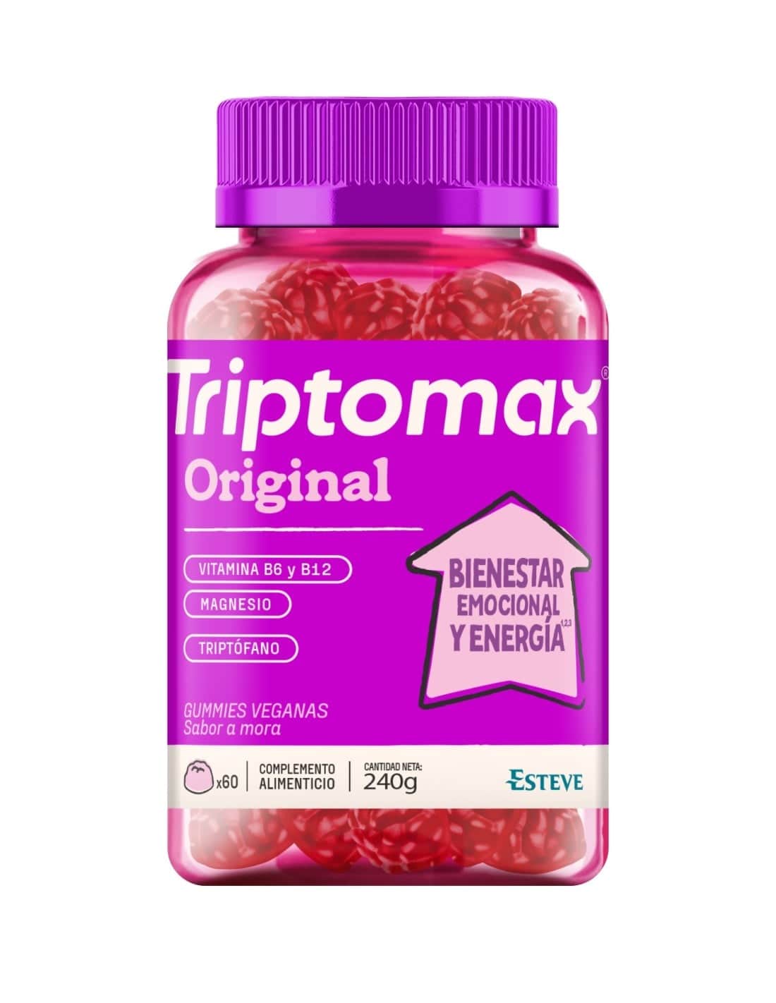 Triptomax Original Mora 60 gummies
