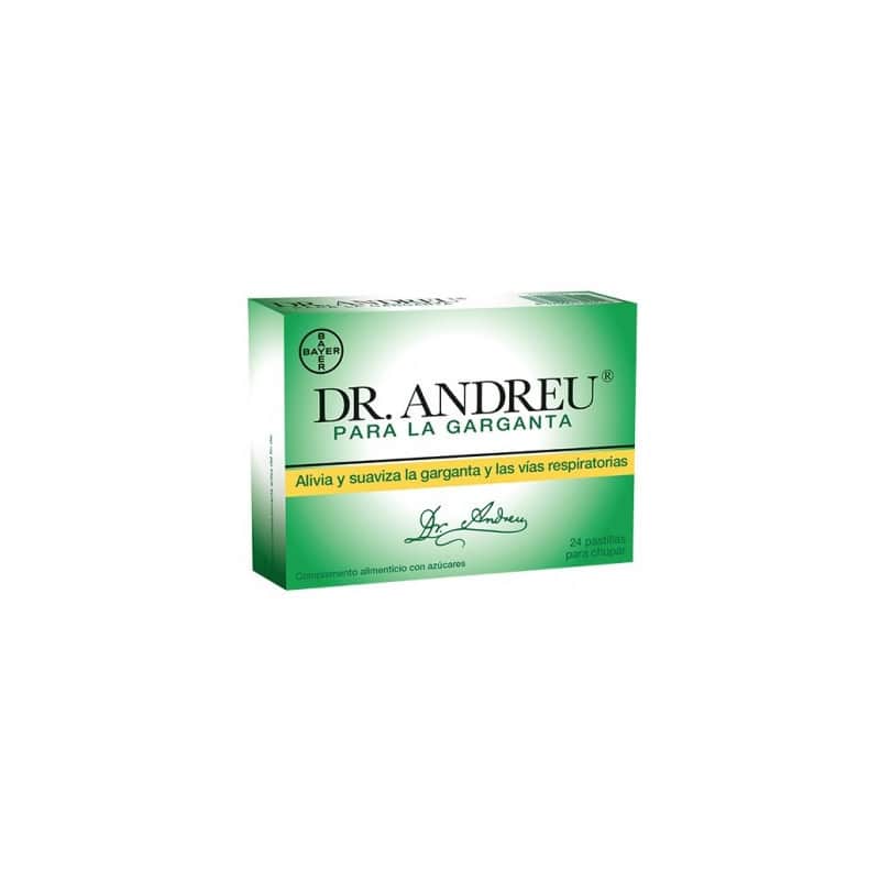 Bayer Pastillas del Dr. Andreu Alivio Garganta 24 pastillas