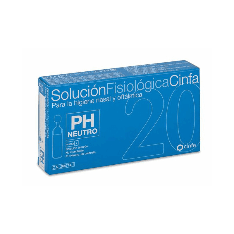Cinfa Solución Fisiológica 20 monodosis 5ml