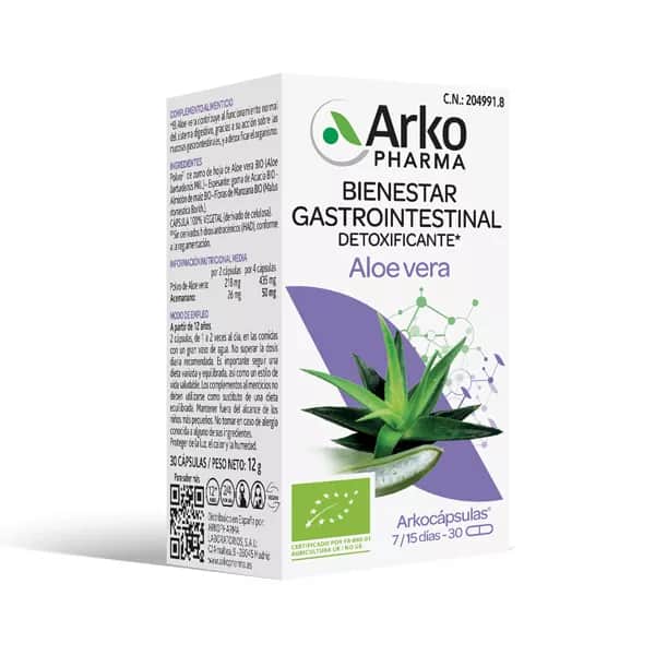 Arkopharma Arkocapsulas Aloe vera bio 30 cápsulas