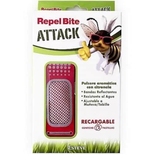 RepelBite Attack Pulsera con Citronela