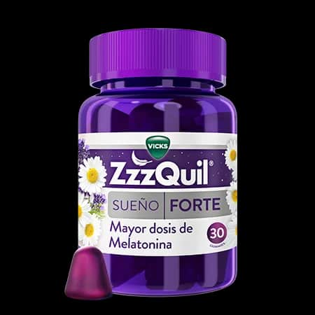 ZzzQuil Sueño Forte Sabor Frutos del bosque 30 Gummies